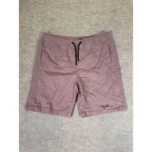 Tony Hawk Shorts Mens XL Pink‎ Chino Elastic Waist Drawstring Casual Stretch